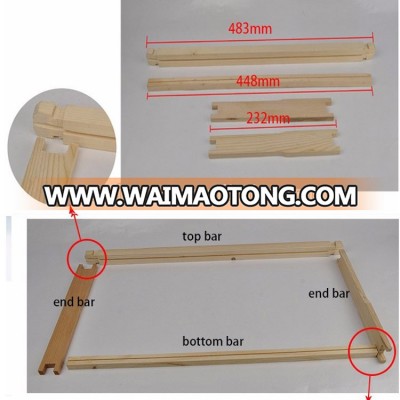 Langstroth Deep/Super Box Unassembled/Wired/Assembled Wooden Frame