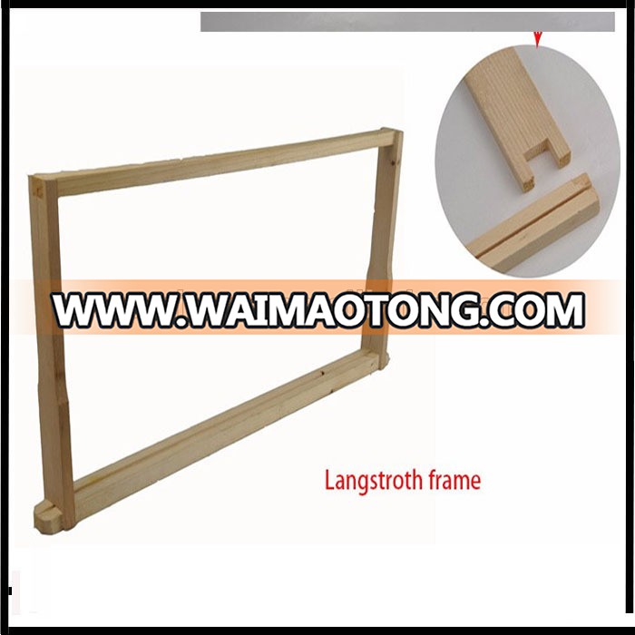 China Beehive Factory Langstroth Deep Wooden Box Frame/Unfinished Wood Frames